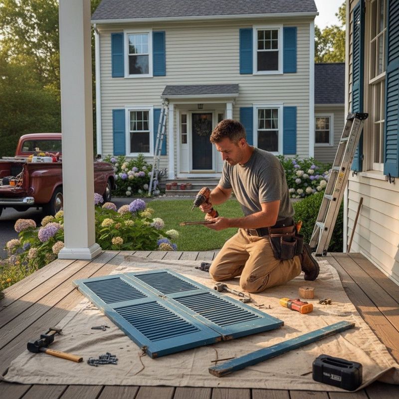 Shutter Handle Repair in Overland Park, KS