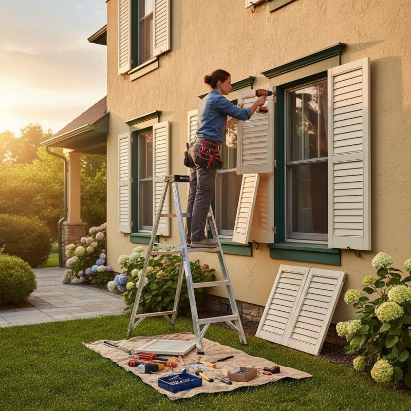 Shutter Latch Replacement in Alpharetta, GA